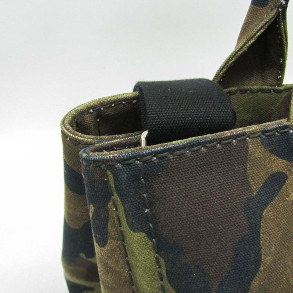 PRADA Brown Canvas Shoulder Bag - Picture 6 of 12